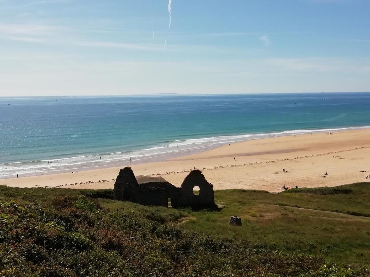 Les Terrasses Du Chateau Barneville-Carteret Bagian luar foto